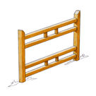 Barrière Décorative - Châtaignier Acheter Barrière Décorative - Châtaignier au meilleur prix