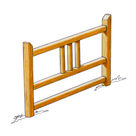 Barrière Décorative - Châtaignier Acheter Barrière Décorative - Châtaignier au meilleur prix