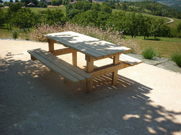 Table pique nique en bois