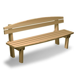 Banc Gamme Style - Châtaignier