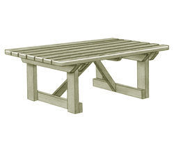 Table avec renforts - Solution Pin