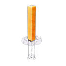 Borne carrée - Amovibilité Simple - Châtaignier Acheter Borne carrée - Amovibilité Simple - Châtaignier au meilleur prix