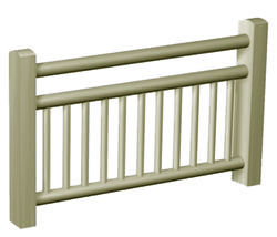 Elément de clôture haute à barreaux - Solution Pin