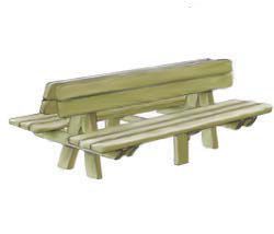 Banc double 5 Pieds - Solution Pin