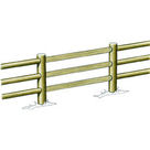 Clôture haute "recto-verso" à 3 lisses - Solution Pin Acheter Clôture haute "recto-verso" à 3 lisses - Solution Pin au meilleur prix