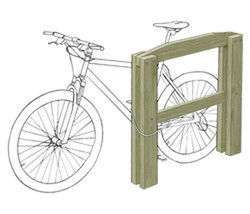 Appui vélos mixte (adultes - enfants) - Solution Pin