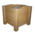 Jardinière carrée 4 lames à Poser - Châtaignier Acheter Jardinière carrée 4 lames à Poser - Châtaignier au meilleur prix